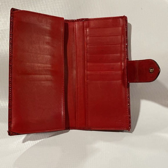 Gucci long wallet hardware little dull lot of compartment - Picture 4 of 7